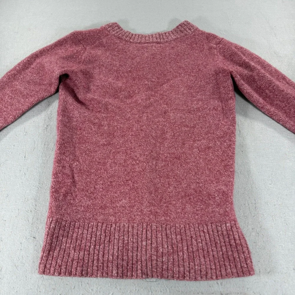 Athleta Vital Tunic Sweater Womens Small Wool Cashmere Pink V Neck Knit - Picture 3 of 7